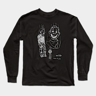 Puppet Vintage Patent Drawing Long Sleeve T-Shirt